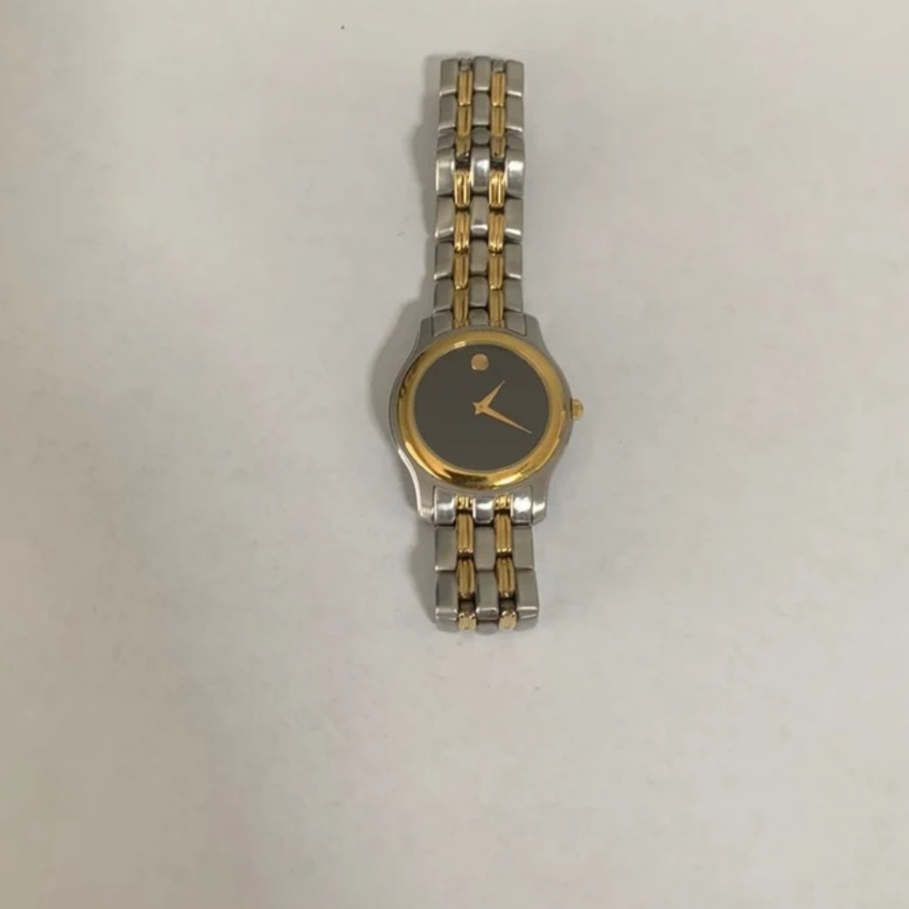Movado Gold and Silver Two-Tone Women’s Watch